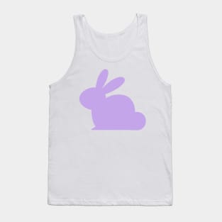 Pastel purple solid rabbit Tank Top